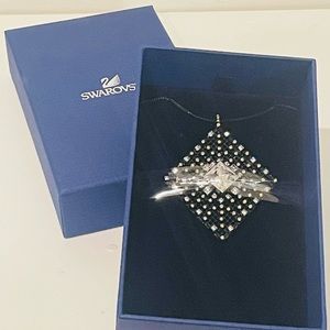 Brand new Swarovski crystal necklace in original box, never used.